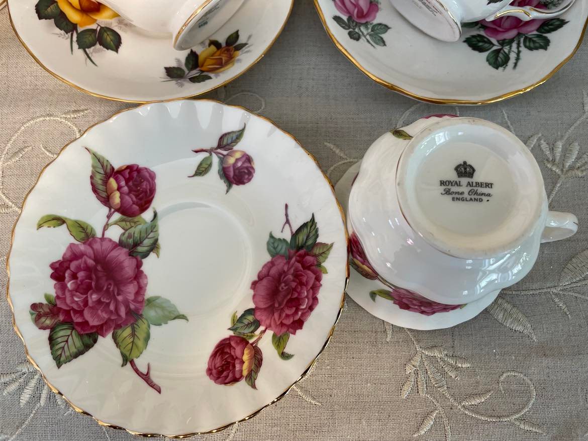 Vintage Royal Albert Peony Tea Cup & Saucer Set