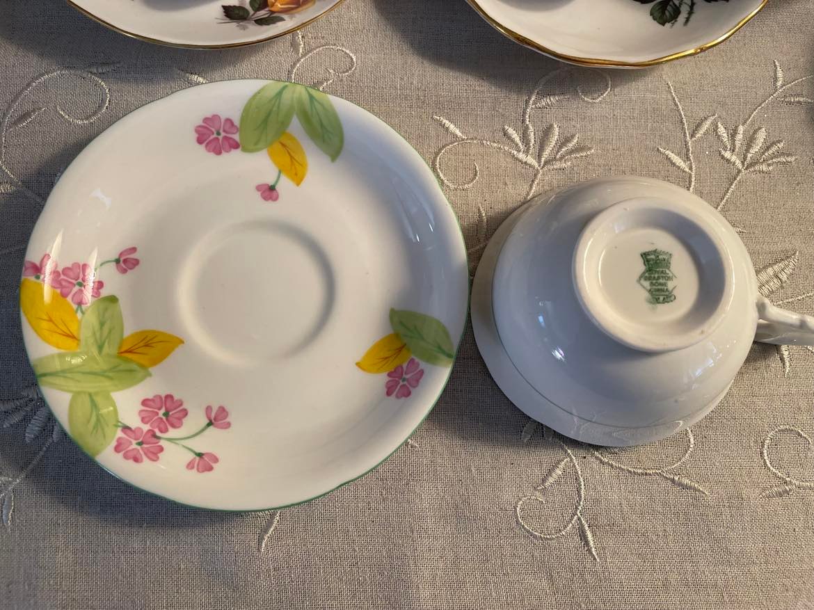 Royal Grafton Bone China Tea Cup & Saucer Set